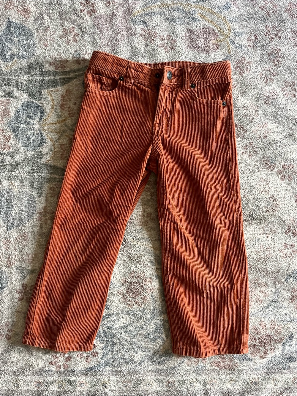 Cat & Jack Kids Orange Corduroy Pants